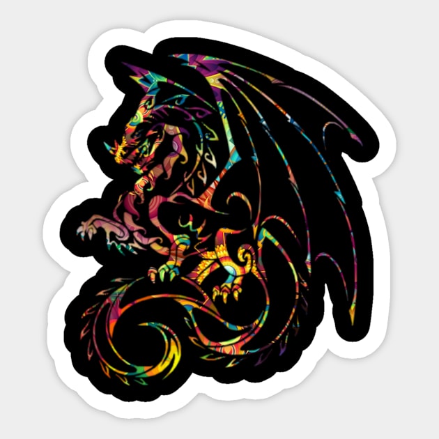 Chinese Zodiac Dragon Fantasy Mythical Astrology Gift Sticker by twizzler3b
